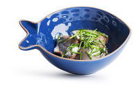 Блюдо сервировочное «Рыба» малое синее Kitchen. 18,5 см, - фото 2