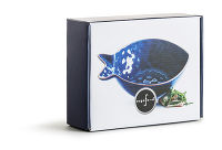 Блюдо сервировочное «Рыба» малое синее Kitchen. 18,5 см, - фото 3