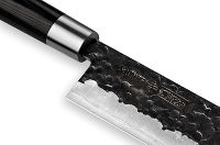 Набор: нож кухонный "Samura BLACKSMITH" накири 168 мм, гвоздичное масло, салфетка - фото 2