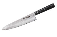 Набор ножей 3 в 1 "Samura 67" 98 мм, 150 мм, 208 мм, дамаск 67 слоев, микарта - фото 4