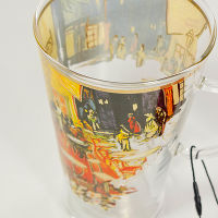 Кружка стеклянная Ночная терраса кафе (В. Ван Гог) в подарочной упаковке - фото 5