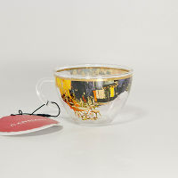 Чашка стекл.с блюдцем Ночная терраса кафе (В. Ван Гог) в подарочной упаковке - фото 4