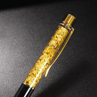 Ручка шариковая с сусальным золотом - фото 3