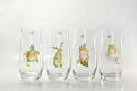 Набор стаканов Royal Worcester "Забавная фауна" (зайка, мышка, лисичка и утка) 550мл, 4шт - фото 6