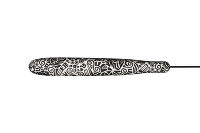 Нож кухонный "Samura Inca" накири 165 мм, чёрная циркониевая керамика - фото 4