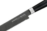 Нож кухонный "Samura Mo-V Stonewash" для хлеба 230 мм, G-10 - фото 2