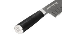 Нож кухонный "Samura Mo-V Stonewash" Сантоку 180 мм, G-10 - фото 4