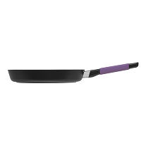 Сковорода 20 см индукционная с баклажановой силиконовой ручкой,  SQUALITY - фото 2