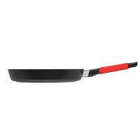 Сковорода 20 см индукционная с красной силиконовой ручкой,  SQUALITY - фото 3