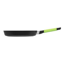 Сковорода 28 см индукционная с зеленой силиконовой ручкой,  SQUALITY - фото 3