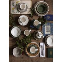 Чашка чайная с блюдцем Portmeirion "Ботанический сад Гармония" 260мл (янтарное блюдце) - фото 4