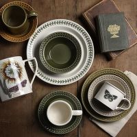 Чашка чайная с блюдцем Portmeirion "Ботанический сад Гармония" 260мл (янтарное блюдце) - фото 5
