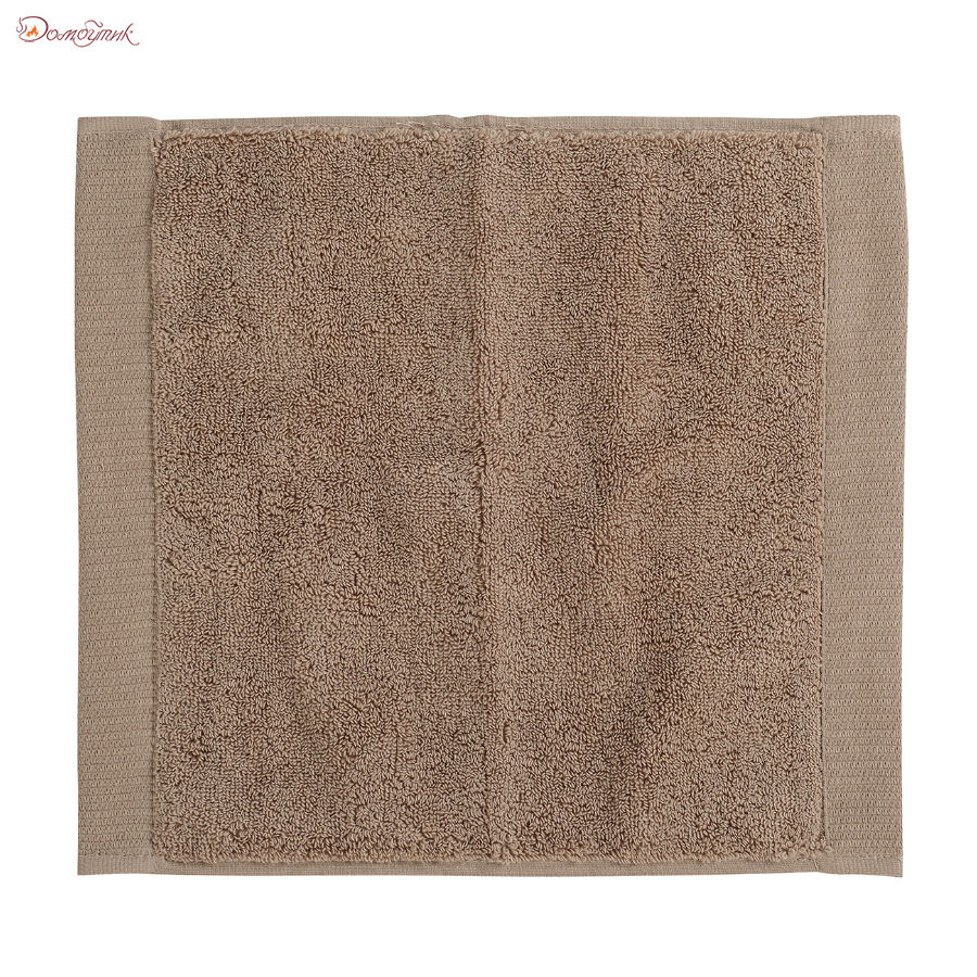 Полотенце для лица коричневого цвета  Essential, 30х30 см, Tkano - фото 3