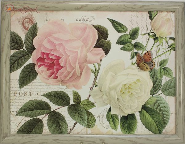 Поднос-подушка "Сад роз"