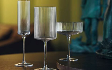 Набор бокалов для шампанского Modern Classic, серый, 200 мл, 2 шт - фото 4