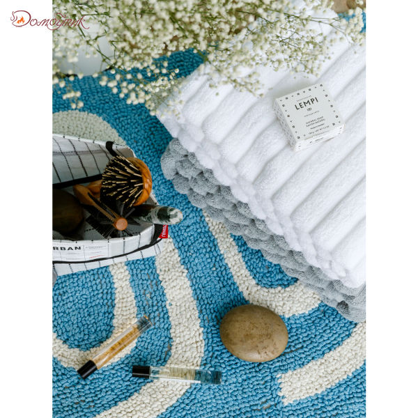 Полотенце банное Waves белого цвета Essential, 70х140 см, Tkano - фото 4