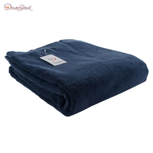 Полотенце банное темно-синего цвета  Essential, 90х150 см, Tkano - фото 11