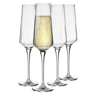 Набор фужеров для шампанского Krosno Авангард Люми 180 мл, стекло, 4 шт - фото 3