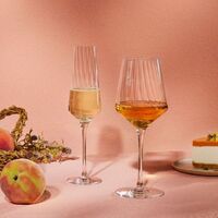 Набор бокалов для белого вина Krosno Авангард Люми 390 мл, стекло, 4 шт - фото 3