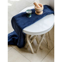Полотенце банное темно-синего цвета  Essential, 70х140 см, Tkano - фото 6
